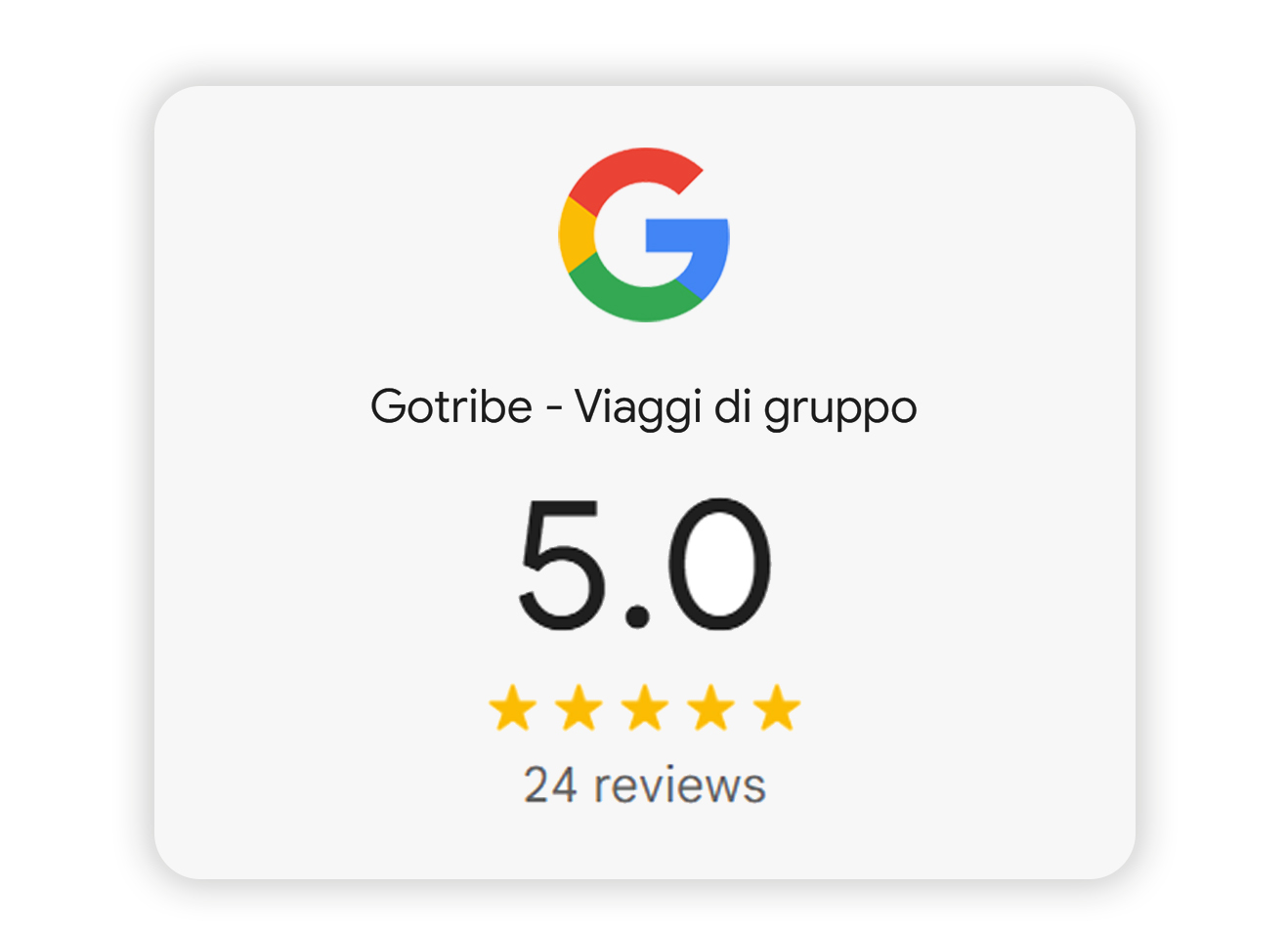 Link alle recensioni su Google